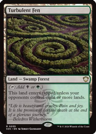 Turbulent Fen  (SOC-055) - [Commander: Secrets of Strixhaven] - Trinity Hobby