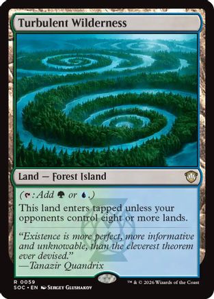 Turbulent Wilderness  (SOC-059) - [Commander: Secrets of Strixhaven] - Trinity Hobby