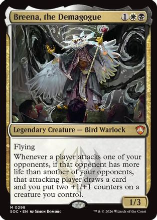Breena, the Demagogue  (SOC-298) - [Commander: Secrets of Strixhaven] - Trinity Hobby