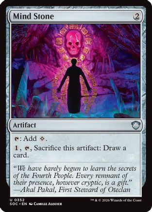 Mind Stone  (SOC-352) - [Commander: Secrets of Strixhaven] - Trinity Hobby