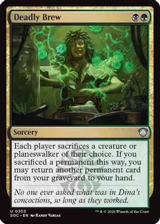 Deadly Brew  (SOC-303) - [Commander: Secrets of Strixhaven] - Trinity Hobby