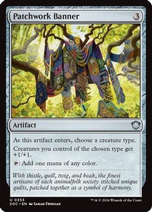Patchwork Banner  (SOC-353) - [Commander: Secrets of Strixhaven] - Trinity Hobby