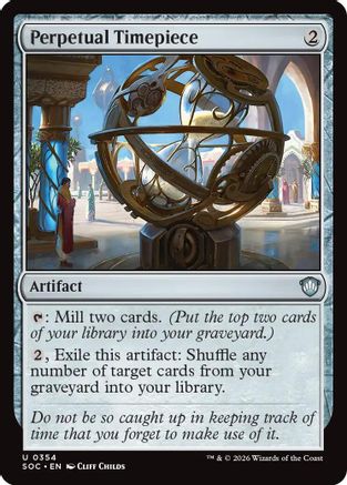 Perpetual Timepiece  (SOC-354) - [Commander: Secrets of Strixhaven] - Trinity Hobby