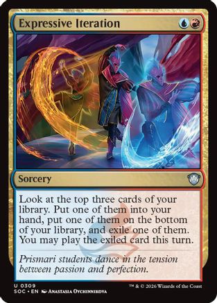 Expressive Iteration  (SOC-309) - [Commander: Secrets of Strixhaven] - Trinity Hobby