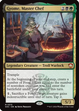 Gyome, Master Chef  (SOC-313) - [Commander: Secrets of Strixhaven] - Trinity Hobby