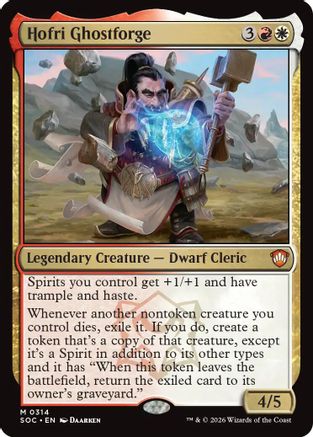 Hofri Ghostforge  (SOC-314) - [Commander: Secrets of Strixhaven] - Trinity Hobby