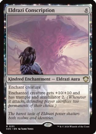 Eldrazi Conscription  (SOC-131) - [Commander: Secrets of Strixhaven] - Trinity Hobby
