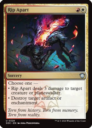 Rip Apart  (SOC-328) - [Commander: Secrets of Strixhaven] - Trinity Hobby