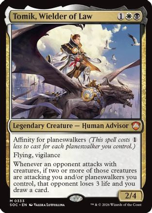 Tomik, Wielder of Law  (SOC-333) - [Commander: Secrets of Strixhaven] - Trinity Hobby