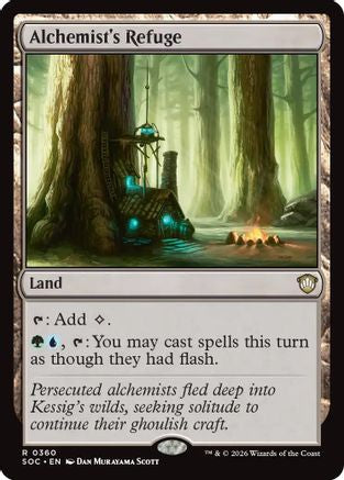Alchemist's Refuge  (SOC-360) - [Commander: Secrets of Strixhaven] - Trinity Hobby