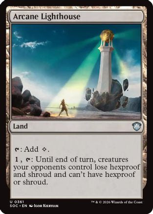 Arcane Lighthouse  (SOC-361) - [Commander: Secrets of Strixhaven] - Trinity Hobby