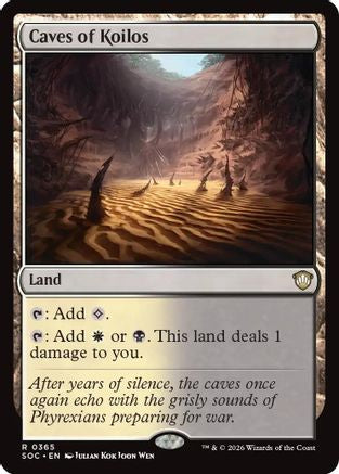 Caves of Koilos  (SOC-365) - [Commander: Secrets of Strixhaven] - Trinity Hobby