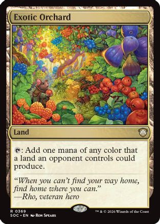 Exotic Orchard  (SOC-369) - [Commander: Secrets of Strixhaven] - Trinity Hobby