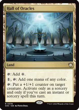 Hall of Oracles  (SOC-378) - [Commander: Secrets of Strixhaven] - Trinity Hobby