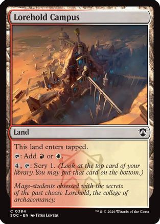 Lorehold Campus  (SOC-384) - [Commander: Secrets of Strixhaven] - Trinity Hobby