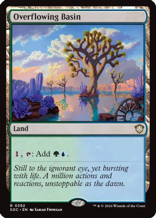 Overflowing Basin  (SOC-392) - [Commander: Secrets of Strixhaven] - Trinity Hobby