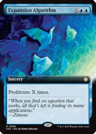 Expansion Algorithm (Extended Art)  (SOC-069) - [Commander: Secrets of Strixhaven] - Trinity Hobby