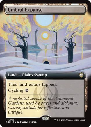 Umbral Expanse (Extended Art)  (SOC-108) - [Commander: Secrets of Strixhaven] - Trinity Hobby