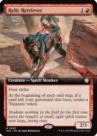 Relic Retriever (Extended Art)  (SOC-083) - [Commander: Secrets of Strixhaven] - Trinity Hobby