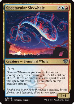Spectacular Skywhale  (SOS-229) - [Secrets of Strixhaven] - Trinity Hobby