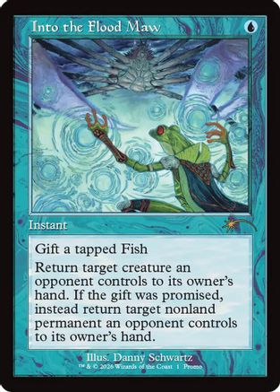 Into the Flood Maw (Retro Frame)  [Foil]  (WPN-001) - [WPN & Gateway Promos]
