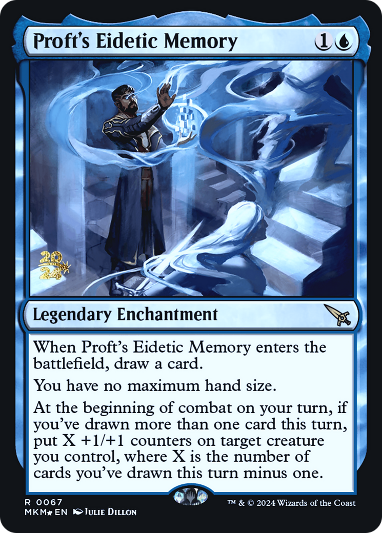 Proft's Eidetic Memory [Murders at Karlov Manor Prerelease Promos] - Trinity Hobby