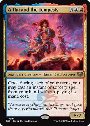 Zaffai and the Tempests  [Foil]  (SOS-246) - [Secrets of Strixhaven] - Trinity Hobby