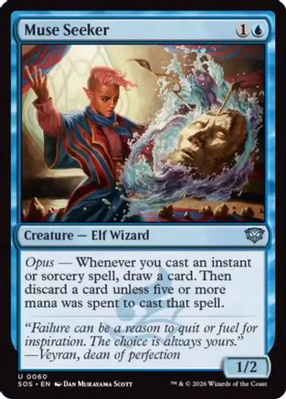 Muse Seeker  [Foil]  (SOS-060) - [Secrets of Strixhaven] - Trinity Hobby