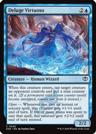 Deluge Virtuoso  [Foil]  (SOS-042) - [Secrets of Strixhaven] - Trinity Hobby