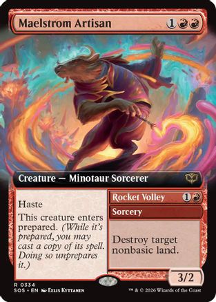 Maelstrom Artisan (Extended Art)  (SOS-334) - [Secrets of Strixhaven] - Trinity Hobby