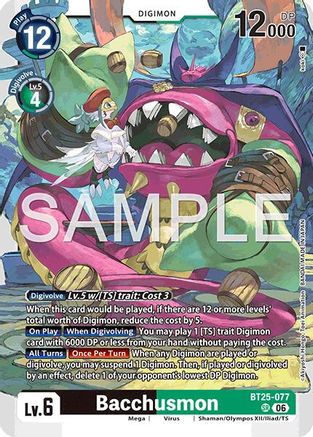 Bacchusmon (BT25-077) - [Dual Revolution] Foil