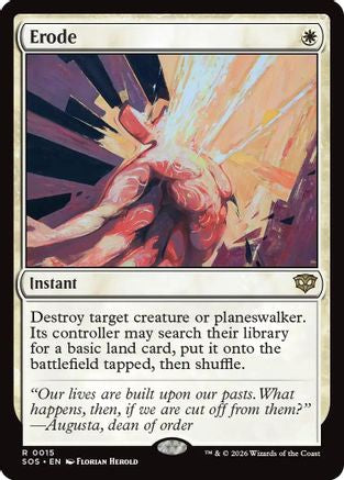 Erode  [Foil]  (SOS-015) - [Secrets of Strixhaven] - Trinity Hobby