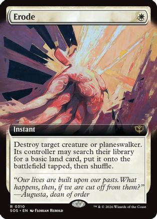 Erode (Extended Art)  [Foil]  (SOS-310) - [Secrets of Strixhaven] - Trinity Hobby