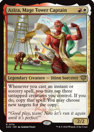 Aziza, Mage Tower Captain  (SOS-174) - [Secrets of Strixhaven] - Trinity Hobby