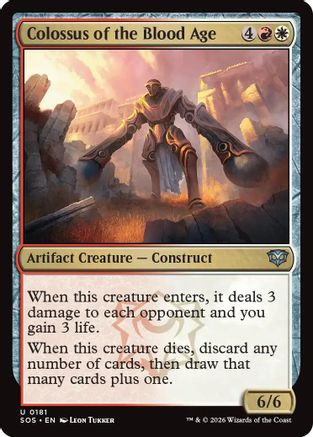 Colossus of the Blood Age  (SOS-181) - [Secrets of Strixhaven] - Trinity Hobby