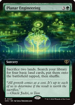Planar Engineering (Extended Art)  [Foil]  (SOS-340) - [Secrets of Strixhaven] - Trinity Hobby