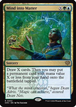 Mind into Matter  [Foil]  (SOS-202) - [Secrets of Strixhaven] - Trinity Hobby