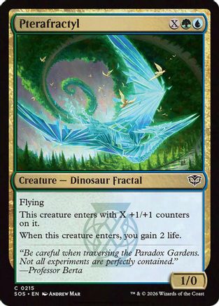 Pterafractyl  [Foil]  (SOS-215) - [Secrets of Strixhaven] - Trinity Hobby
