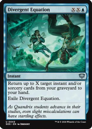 Divergent Equation  [Foil]  (SOS-043) - [Secrets of Strixhaven] - Trinity Hobby