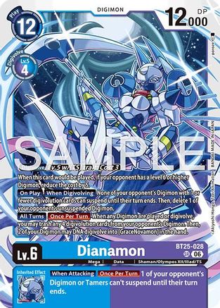Dianamon (BT25-028) - [Dual Revolution] Foil - Trinity Hobby