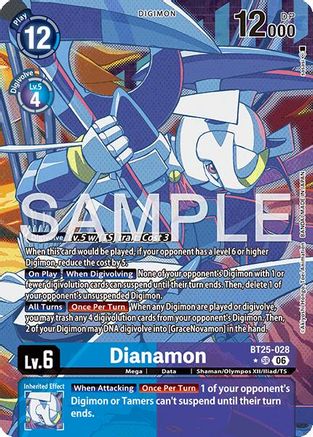Dianamon (Alternate Art) (BT25-028) - [Dual Revolution] Foil - Trinity Hobby