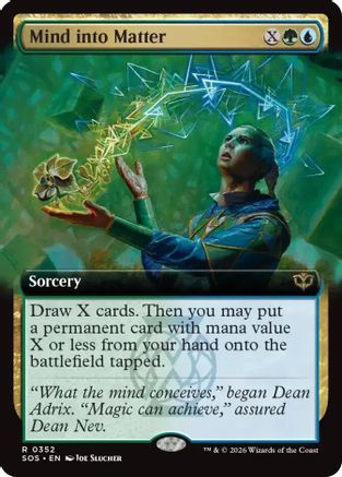 Mind into Matter (Extended Art)  (SOS-352) - [Secrets of Strixhaven] - Trinity Hobby