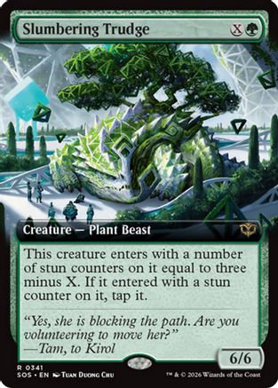 Slumbering Trudge (Extended Art)  (SOS-341) - [Secrets of Strixhaven] - Trinity Hobby