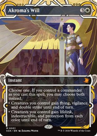 Akroma's Will  [Foil]  (SOA-001) - [Secrets of Strixhaven: Mystical Archive] - Trinity Hobby