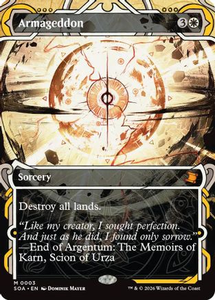 Armageddon  [Foil]  (SOA-003) - [Secrets of Strixhaven: Mystical Archive] - Trinity Hobby