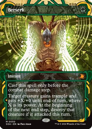 Berserk  (SOA-050) - [Secrets of Strixhaven: Mystical Archive] - Trinity Hobby