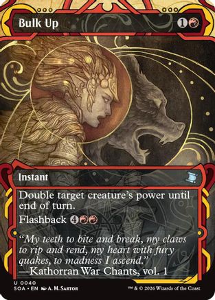 Bulk Up  [Foil]  (SOA-040) - [Secrets of Strixhaven: Mystical Archive] - Trinity Hobby