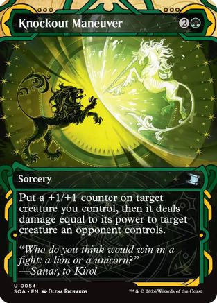 Knockout Maneuver  [Foil]  (SOA-054) - [Secrets of Strixhaven: Mystical Archive] - Trinity Hobby