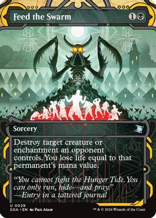 Feed the Swarm  (SOA-029) - [Secrets of Strixhaven: Mystical Archive] - Trinity Hobby