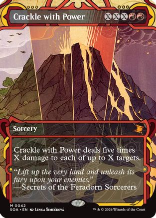 Crackle with Power  (SOA-042) - [Secrets of Strixhaven: Mystical Archive] - Trinity Hobby